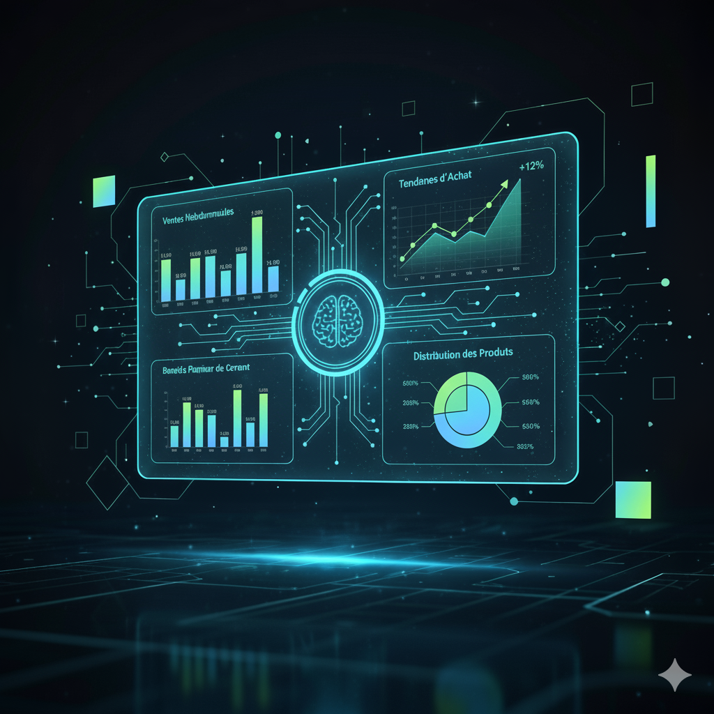 Services d'analyse de données commerciales par intelligence artificielle à Tahiti pour la prise de décision stratégique.