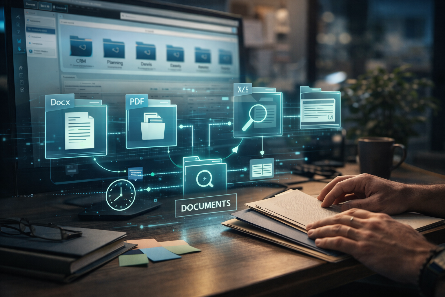 Mieux organiser les documents et l’information avec l’intelligence artificielle à Tahiti pour retrouver plus facilement certains fichiers, centraliser les contenus utiles et gagner en clarté dans l’entreprise.